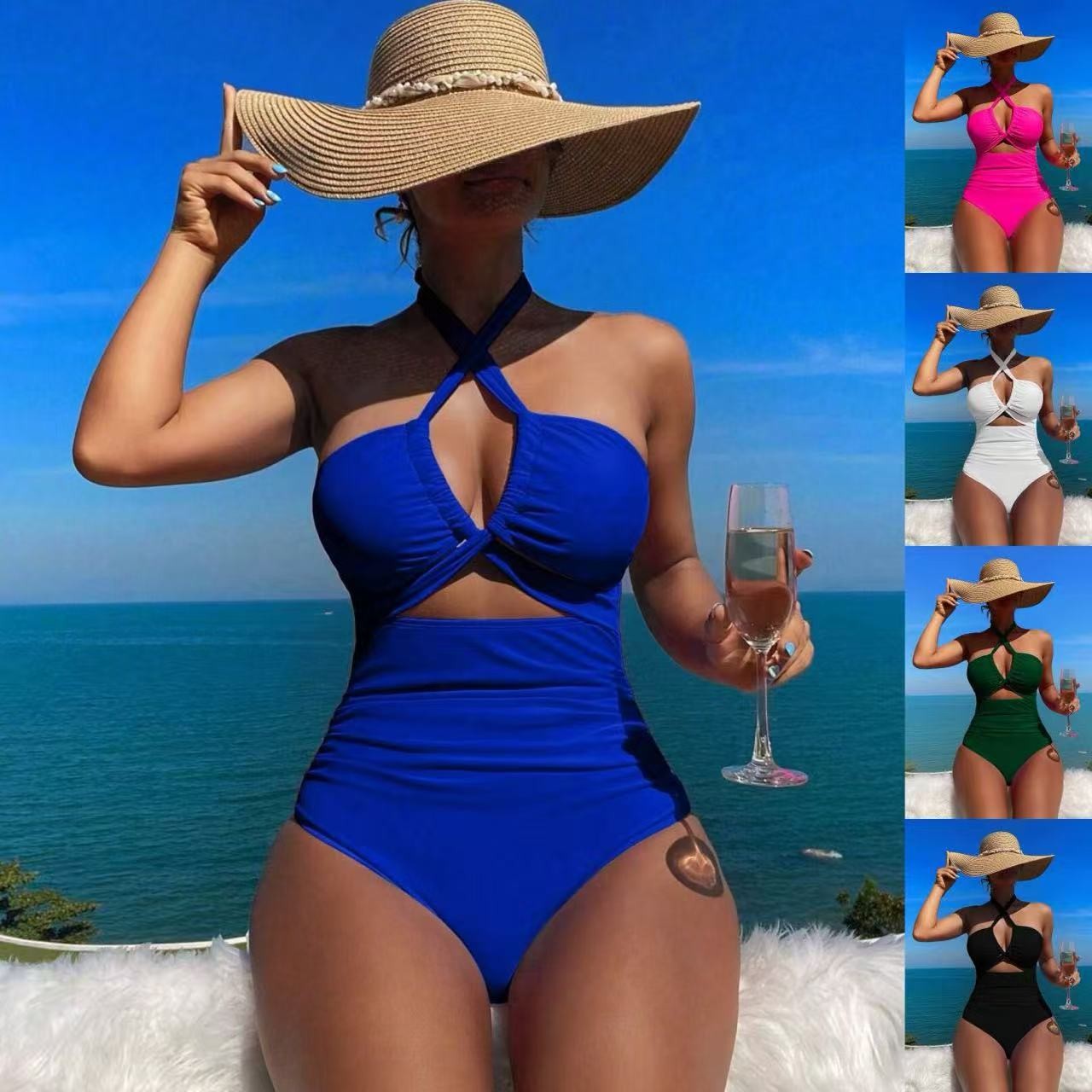 Swimsuit Bikini Ruched - Costume da bagno da donna nero