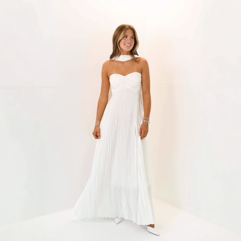 Maxi Dress Halter - Abito Elegante da Cerimonia per Ospiti