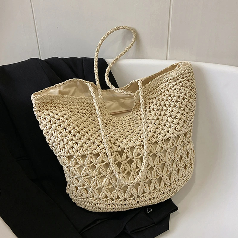 Borsa a Spalla da Donna di Lus - Crochet Bag Raffia recensione e prezzo