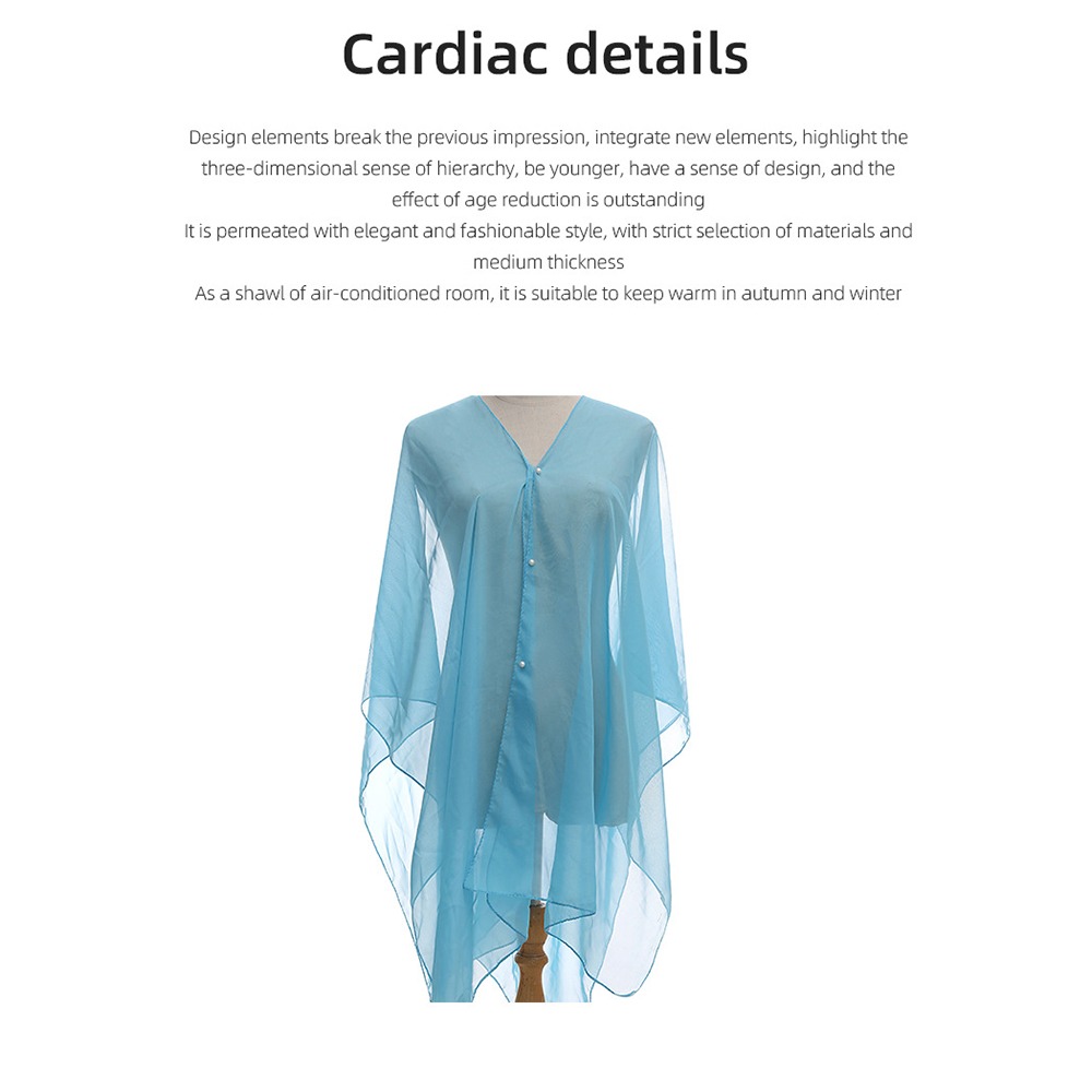 Sciarpa scialle tinta unita mo - Cover Up Kaftan recensione e prezzo