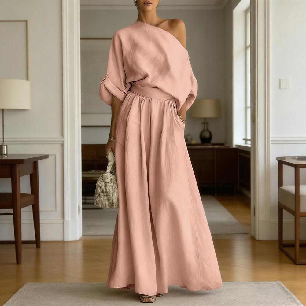 Completo elegante da donna con - Blouse Off Shoulder recensione e prezzo