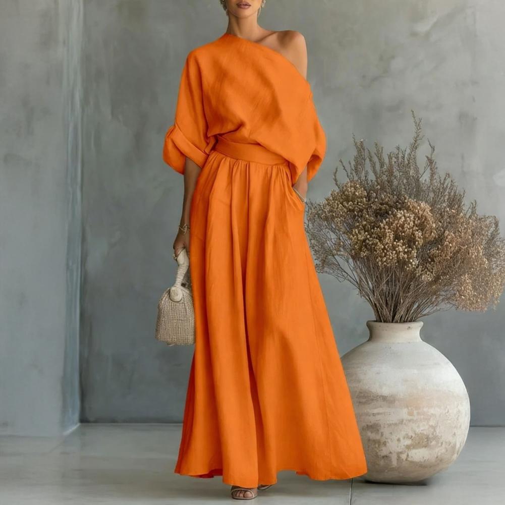 Completo elegante da donna con - Blouse Off Shoulder recensione e prezzo