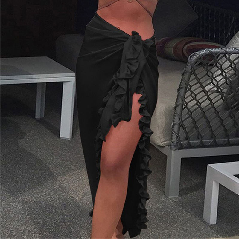 5 colori Ruffle Sarong per le  - Cover Up Kaftan recensione e prezzo