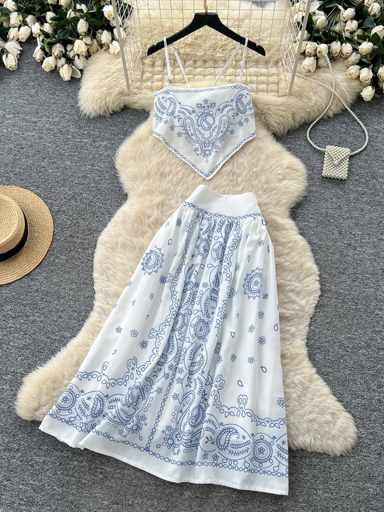 Completo estivo due pezzi con  - Romper Floral Print recensione e prezzo