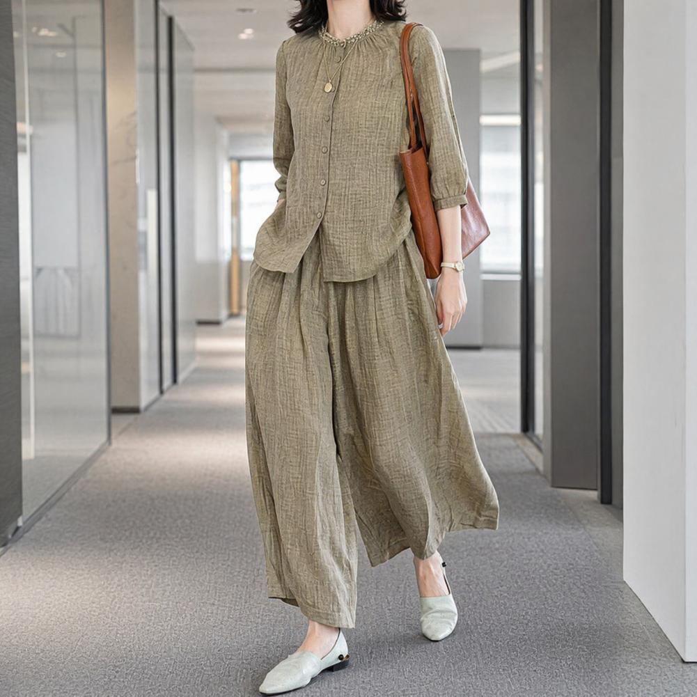 Completo Casual da Donna Tagli - Linen Pant Wide recensione e prezzo