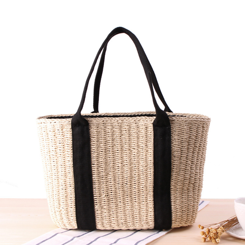 Borsa Tote da donna in paglia  - Crochet Bag Raffia recensione e prezzo