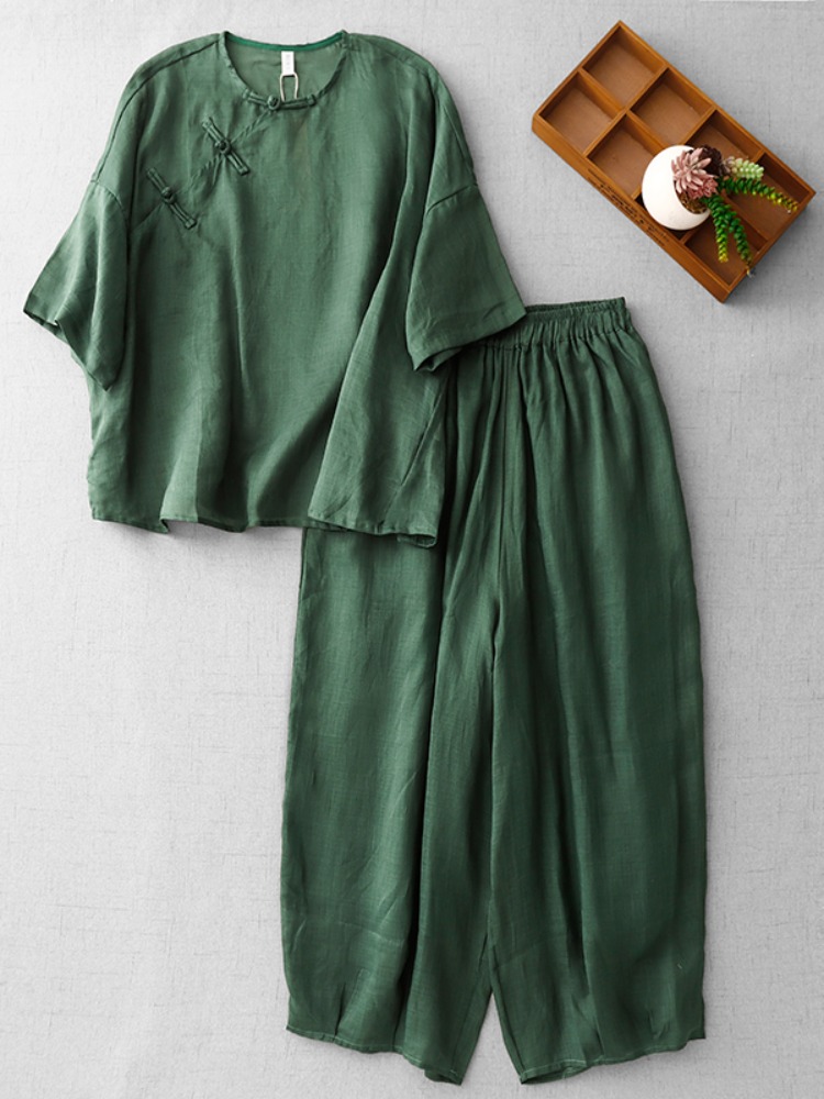 Nuovo Completo Estivo da Donna - Linen Pant Wide recensione e prezzo