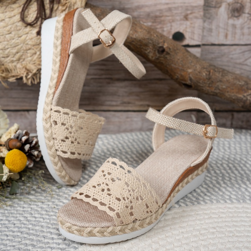 Sandali con Zeppa in Pizzo da  - Wedge Espadrille Women recensione e prezzo