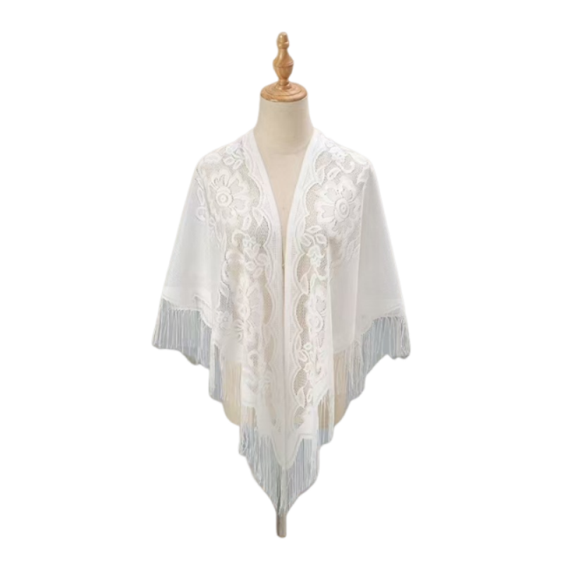 Sciarpa Floreale in Pizzo da D - Kimono Sheer Floral recensione e prezzo