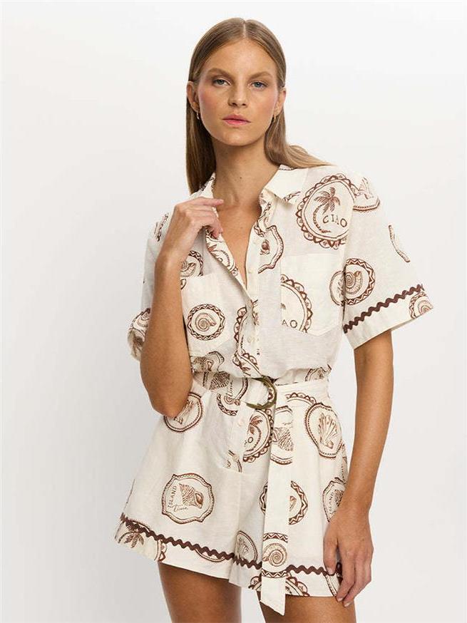 Elegante Abito Chemisier in Li - Linen Dress Wrap recensione e prezzo