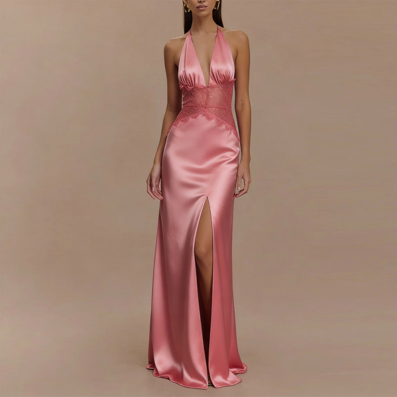 Abito lungo sexy con schiena s - Maxi Dress Halter recensione e prezzo