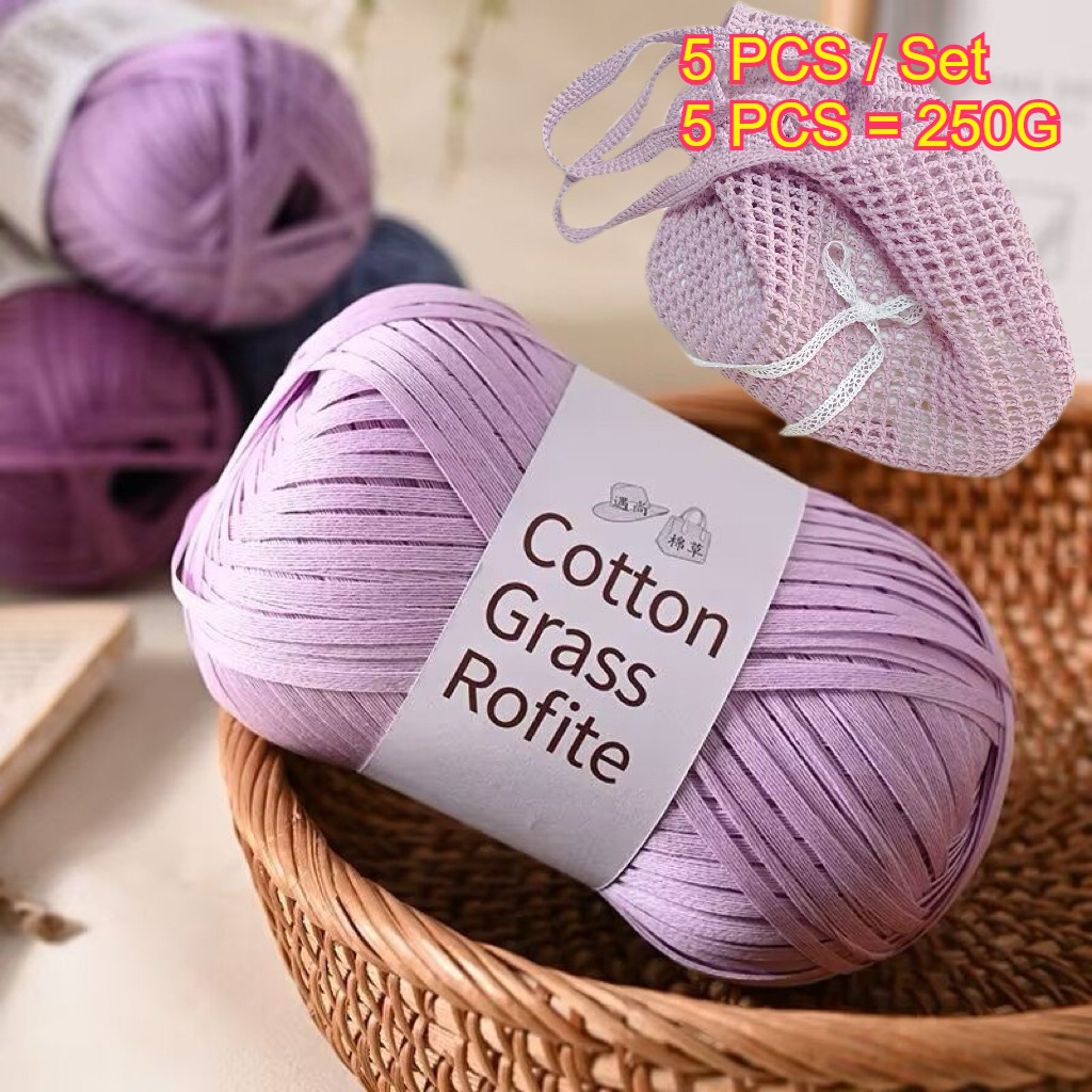5 pezzi di filato in rafia da  - Crochet Bag Raffia recensione e prezzo