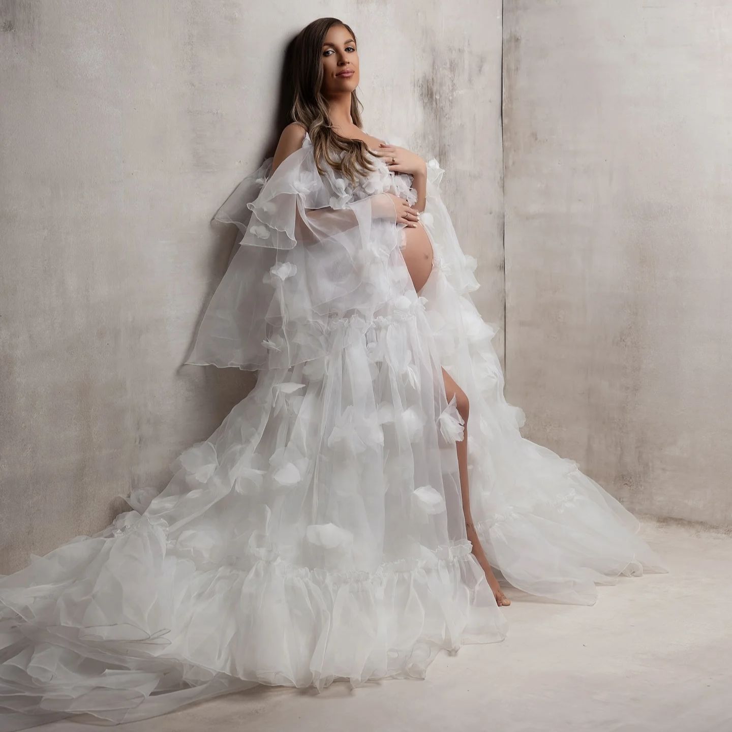 Avvolgimento da sposa in tulle - Kimono Sheer Floral recensione e prezzo